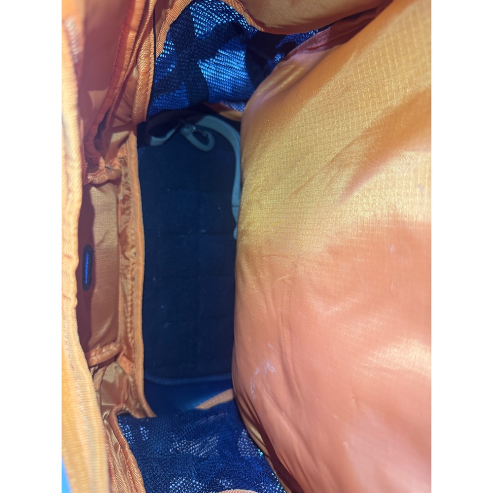 Kurgo G-Train K9 Pet Carrier Backpack Navy Blue Orange Good Technical Hiking - Picture 2 of 7